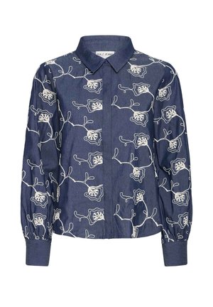 PZMACY - Skjortebluser - dark blue denim