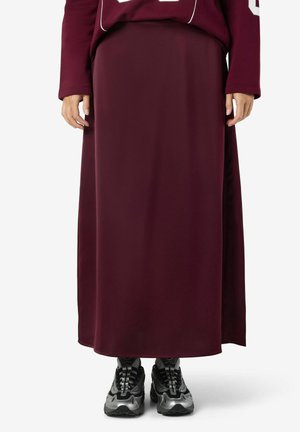 MIDI - Jupe longue - windsor wine