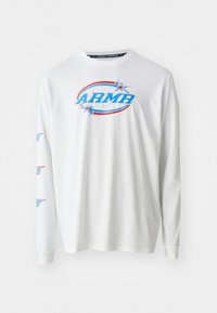 Under Armour STACKED STARS  - Top dugih rukava - white/red