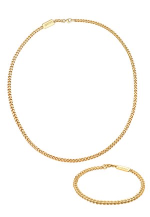 KUZZOI, JEWELRY SET BASIC - Collana - gold-coloured