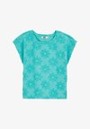 Nyomott mintás póló - green blue