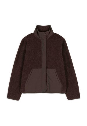 BORG - Fleece jacket - dark brown