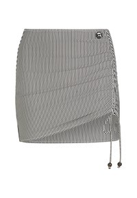 BEACHWEAR PAREO IKON STRIPED  - Mini krilo - white-black stripe