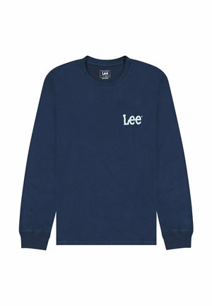 Lee WOBBLY TEE - REGULAR FIT - Camiseta de manga larga - rivet navy