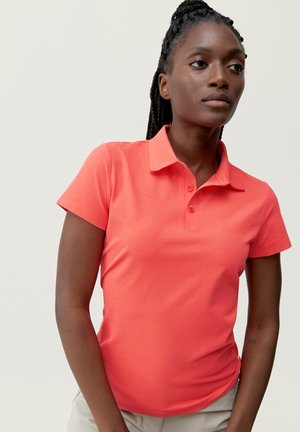 OPEN - Poloshirt - coral