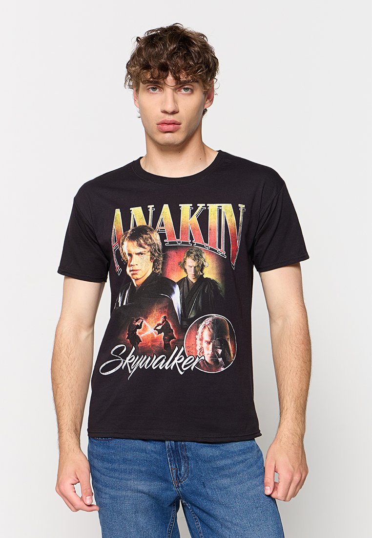 Star Wars T-shirt print zwart