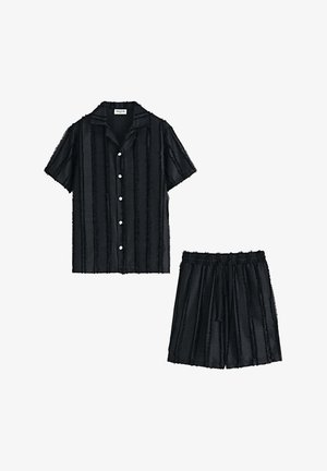 FRILIVIN ENSEMBLE CHEMISE ET SHORT - Short - noir