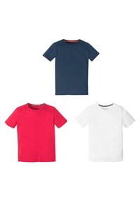 bonprix 3ER PACK MIT RUNDHALSAUSSCHNITT - T-shirt basic - weiß