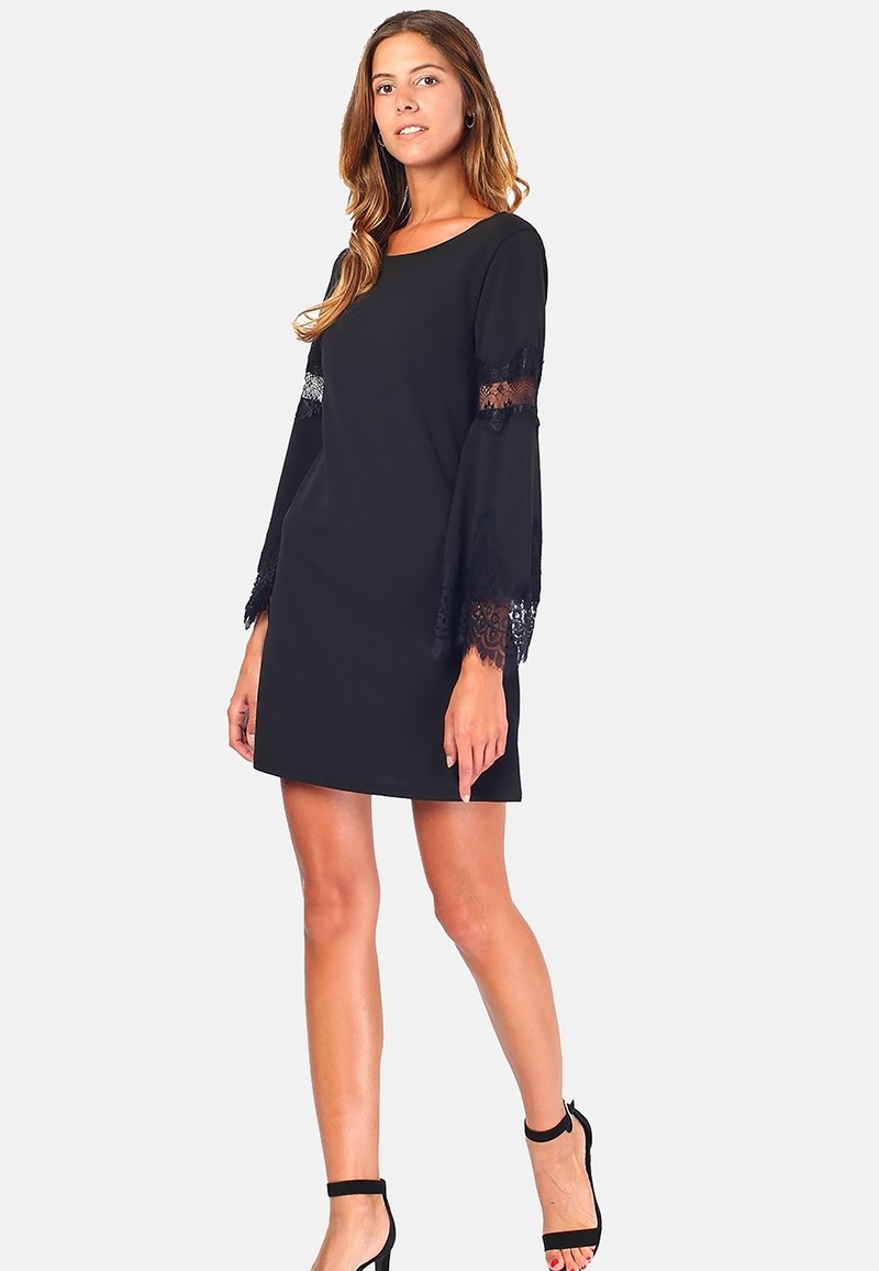 Damen Kleider | Assuili Etuikleidblack/schwarz - QI14251 Damen Kleider | Assuili Etuikleidblack/schwarz - QI14251