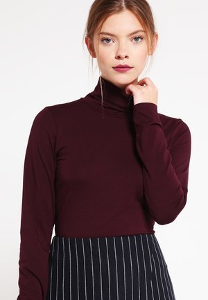 TANNER - T-shirt à manches longues - dark ruby