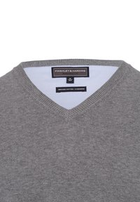 FINSHLEY & HARDING Strickpullover - grau