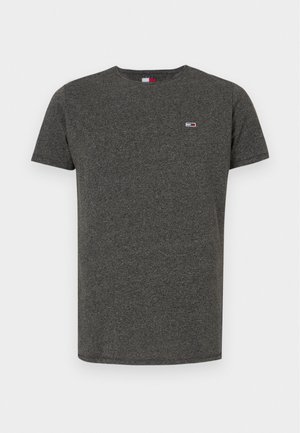 Tommy Jeans, SLIM JASPE CREW NECK - T-shirt basic - black