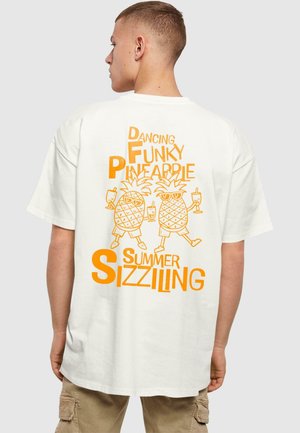 FUNKY PINEAPPLE OVERSIZED - T-Shirt print - ready for dye