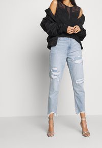 Morgan Camiseta estampada - black