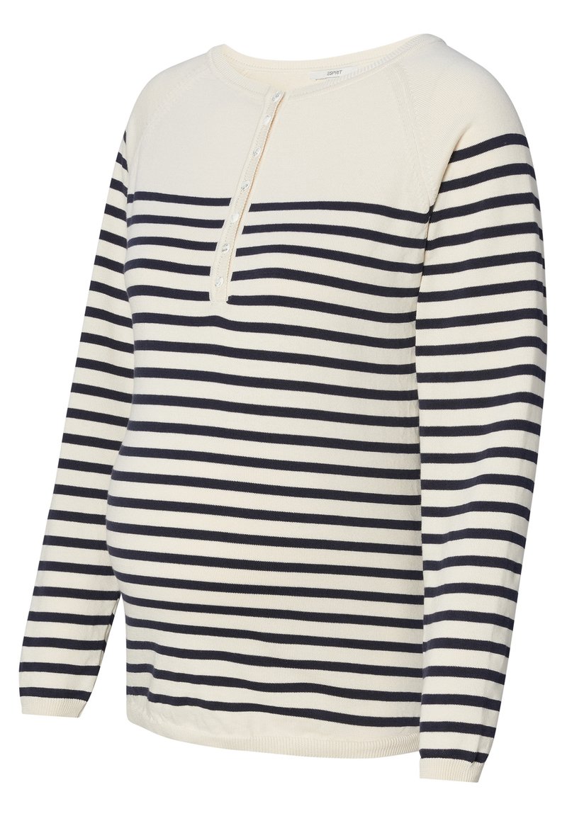 Maglione Premaman Esprit A Manica Lunga | Mistocotone E Viscosa | Con Fiocchi Laterali E Scollo Ampio | Taglia S (ca. 80 Cm)