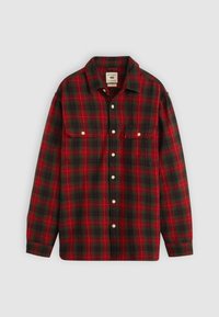 Unausgewählt, calvin plaid rhythmic red flannel
