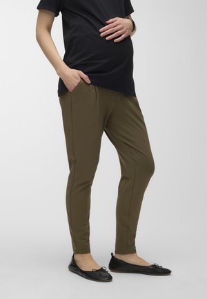 VMMEVA LOOSE STRING PANT - Calças de fato de treino - ivy green