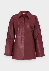 ALLEYS - Ādas jaka - cabernet
