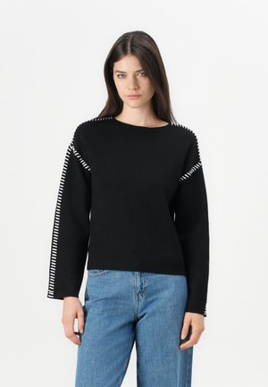 YASSTITCHA - Neule - black