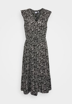 MIDI DRESS - Vestito estivo - white/black