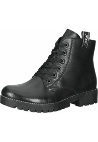 Rieker Stivaletti stringati - black