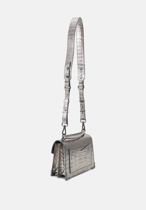 Cross body bag - antic silver coloured