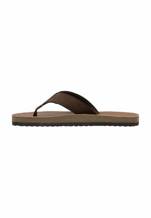 Sandales tongs - bruin