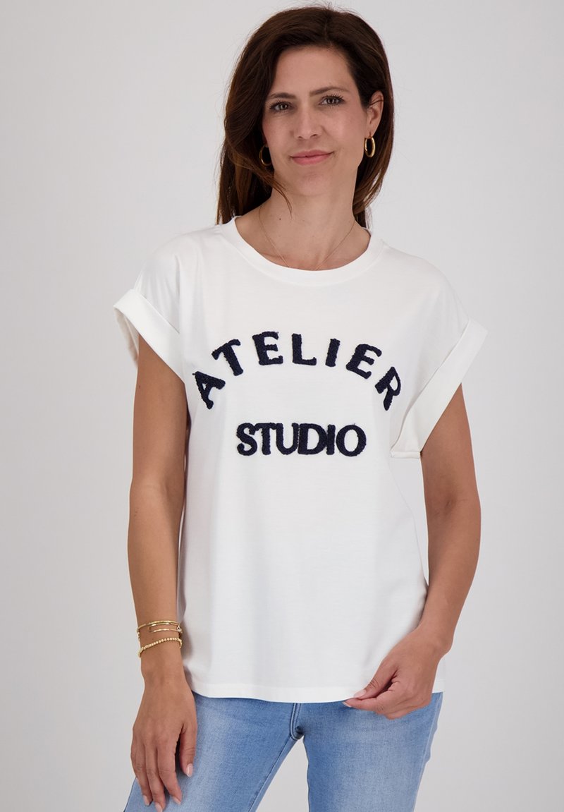 JE M'APPELLE T-shirt print - donkerblauw
