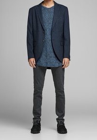 Jack & Jones PREMIUM T-shirt med print - dark-blue denim