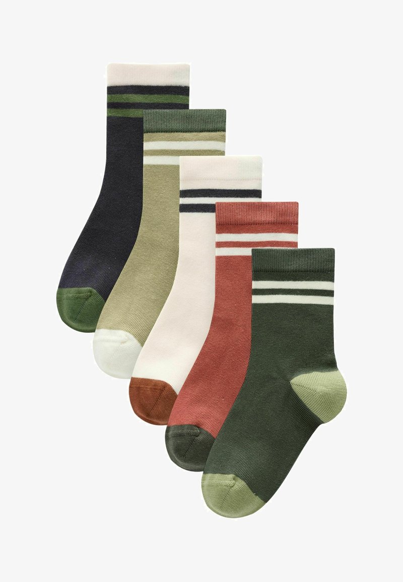 Next RICH 5 PACK - Zeķes - earthy tipped stripes
