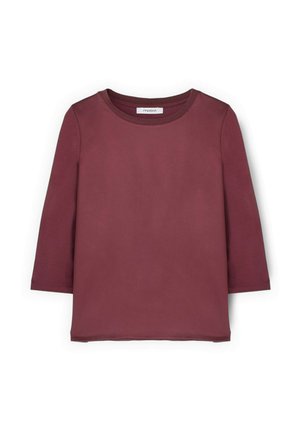 Motivi, T-SHIRT A MANICHE TRE QUARTI - Langærmet T-shirt - bordeaux