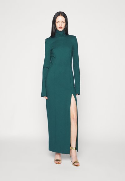 Sara Battaglia TURTLE NECK LONG DRESS - Φόρεμα από ζέρσεϊ - verde