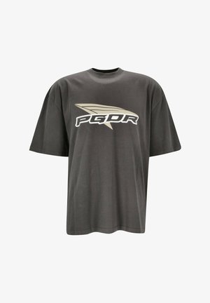 Pegador Print T-shirt - wasched antracite