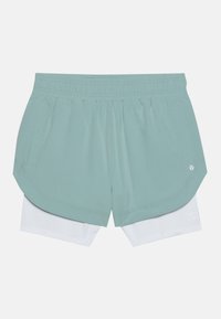 MID RISE RUNNING SHORTS WITH DOUBLE LAYER - Sports shorts - mint