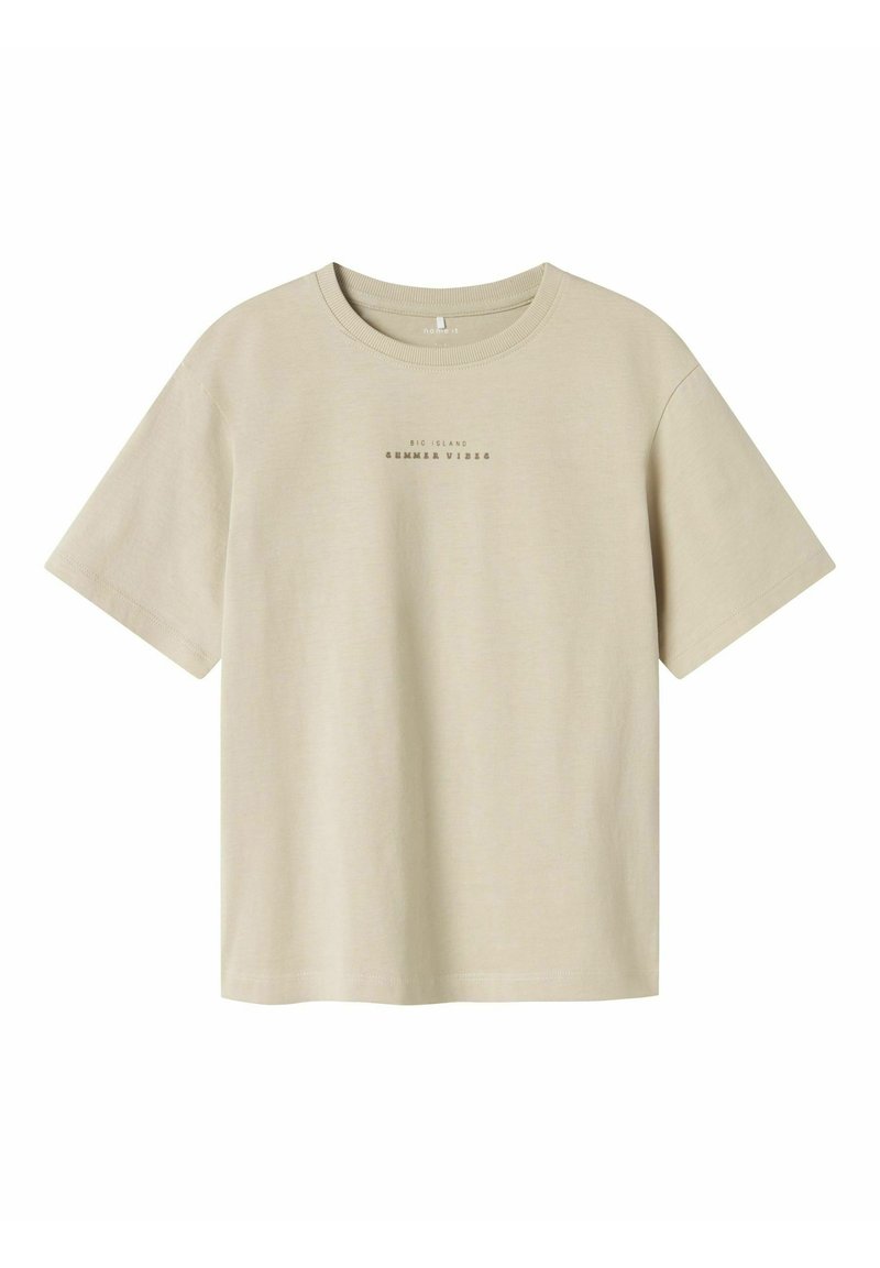 Name it - REGULAR FIT - Potiskana majica - peyote, Povečajte