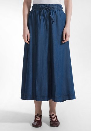 A-linjainen hame - blue denim