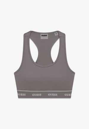 Guess, LOGO TANKTOP - Bustier - dunkelgrau