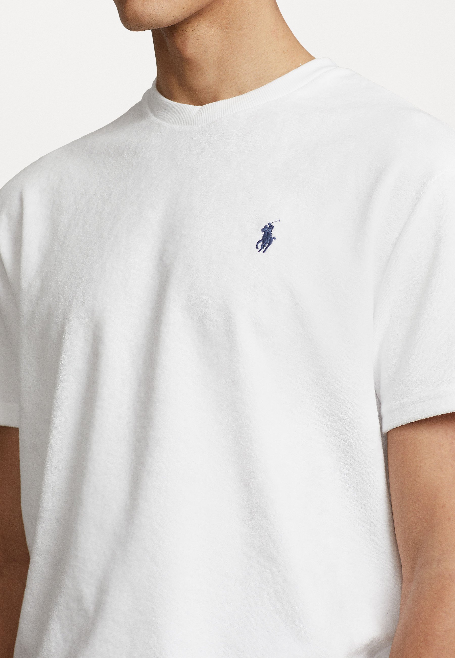 【POLO】Polo Ralph Lauren T-shirts White Polo Ralph Lauren Logo Jersey T-Shirt » dispo en ligne