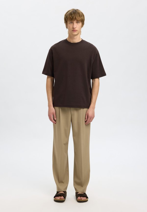 SLH LOOSE OSCAR O NECK TEE - Basic T-shirt - demitasse2