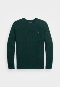 CABLE KNIT WOOL CASHMERE JUMPER - Strikkegenser - hunt club green