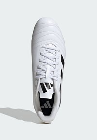 adidas Performance KAKARI SOFT GROUND - Firm-ground football boots - cloud white   core black   silver metallic
