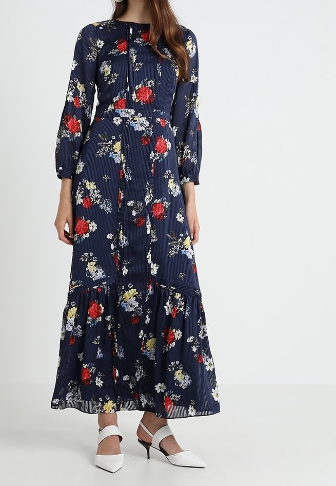 Banana Republic Maxi dress - dark blue - (Pre-owned) - Zalando.ie Banana Republic Maxi dress - dark blue - (Pre-owned) - Zalando.ie