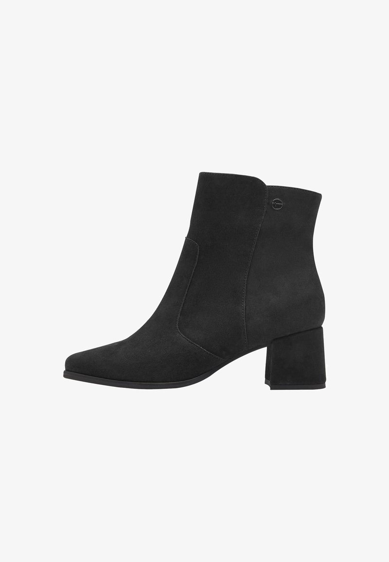 Tamaris COMFORT - Botines bajos - black suede