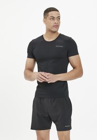Endurance FUNKTIONS JARO M MELANGE SEAMLESS - T-shirt till träning -  dark grey melange