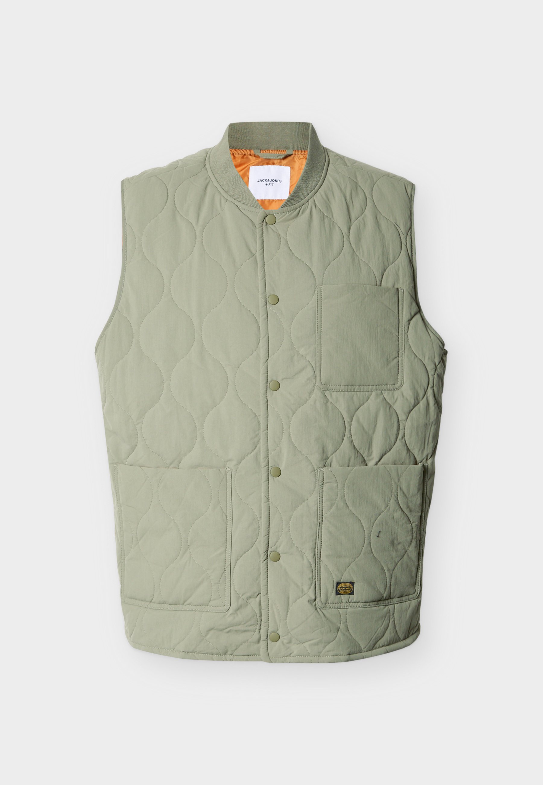 Jack & Jones JPRCALEB VEST - Waistcoat - dusty olive/olive - Zalando
