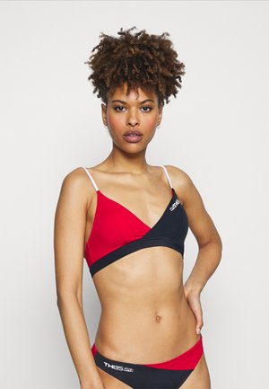 TRIANGLE BRALETTE - Bikini top - primary red