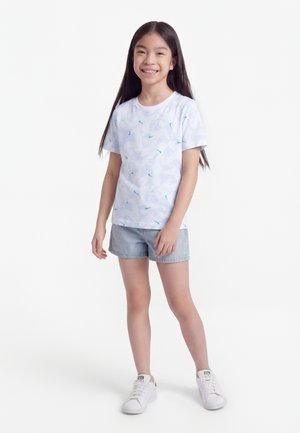 Nike Sportswear TEE UNISEX - Trükipildiga T-särk - white/mean green