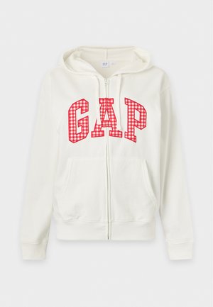 GAP, HERITAGE - Bluză de molton cu fermoar - red