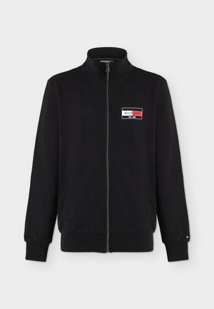 Tommy Hilfiger, SMALL FLAG - Суитшърт с цип - black