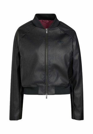 adidas Originals, Bomber Jacket - black   maroon